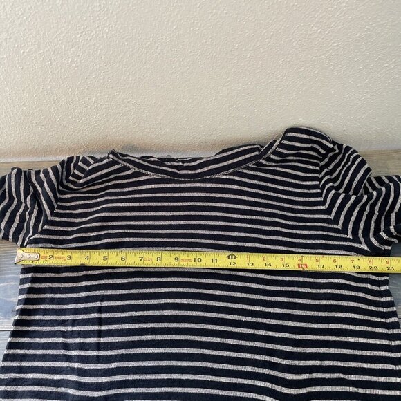 J.Crew Factory Striped Terry Funnelneck Sweatshirt Style Size XL (A6) - Picture 10 of 14
